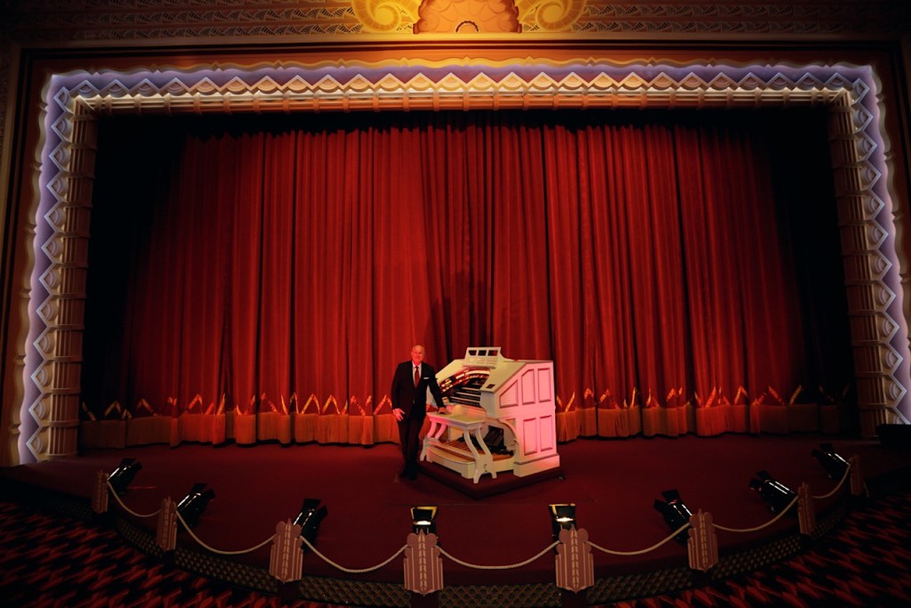 Neil takes the stage, Image credit: Mick Ross