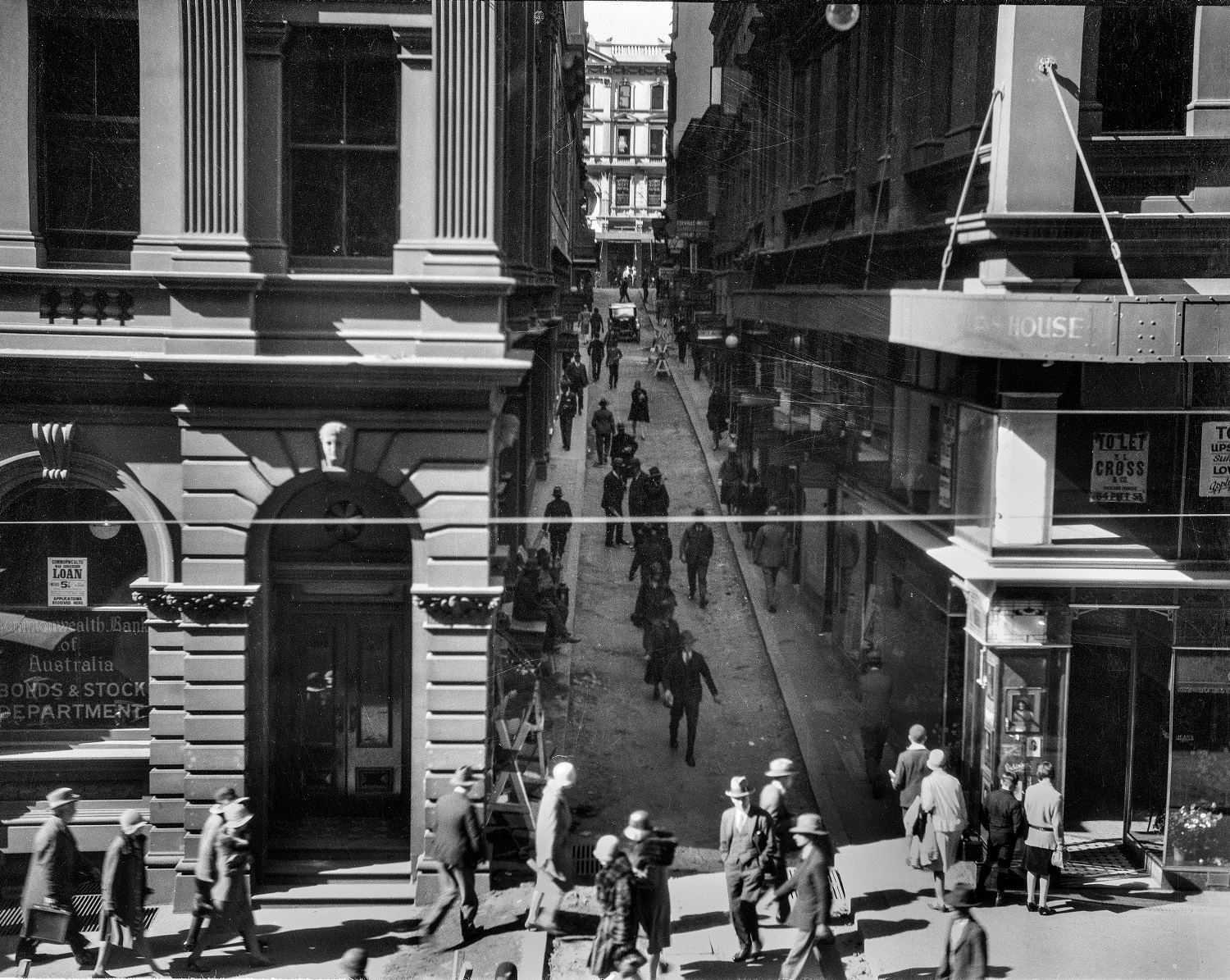 Rowe Street, photographer unknown, 1929. City of Sydney Archives.jpg